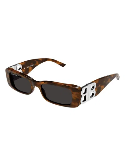 Balenciaga Women's  Bb0096s 023 Sunglasses In Havana