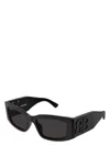 Balenciaga Grey Rectangular Ladies Sunglasses Bb0321s 001 57 In Black