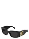 Balenciaga Grey Cat Eye Ladies Sunglasses Bb0322s 002 55 In Black