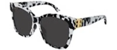 Pre-owned Balenciaga Women's  Cat Eyeframe Acetate Sunglasses/30008976007) In Havana/gold/grey (bb0102sa