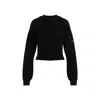 Balenciaga Long-sleeved Sweater In Black