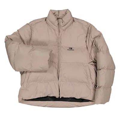 Pre-owned Balenciaga Women's  Cshape Puffer Jacket In Beige