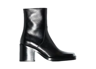 Pre-owned Balenciaga Women's  Cut 80 Boots Leather Sneakers In Black