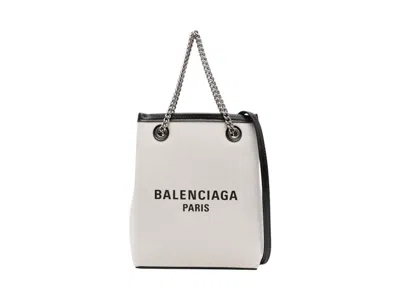 Pre-owned Balenciaga Women's  Duty Free Phone Phone Hold Bag In Natural In Brown