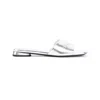 Balenciaga Duty Free Slides In Silver