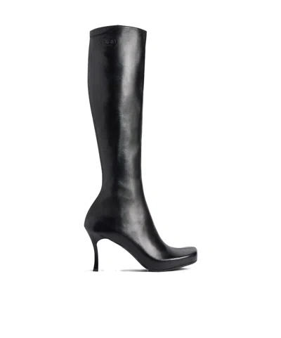 BALENCIAGA WOMEN'S BALENCIAGA I SCHOLL BOOT IN BLACK