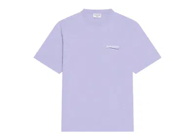 Pre-owned Balenciaga Women's  Large Fit T-shirt In Purple