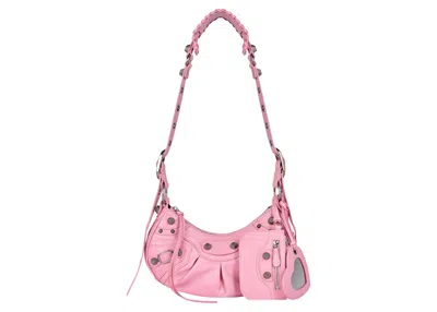Pre-owned Balenciaga Women's  Le Cagole Shoulder Bag Xs In Pink