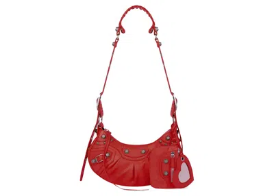 Pre-owned Balenciaga Women's  Le Cagole Shoulder Bag Xs In Red