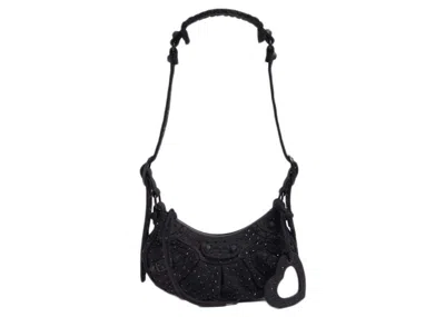Pre-owned Balenciaga Women's  Le Cagole Xs Shoulder Bag In Black