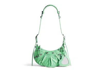Pre-owned Balenciaga Women's  Le Cagole Xs Shoulder Bag In Light Green