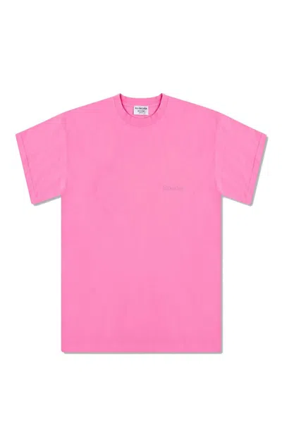 Pre-owned Balenciaga Women's  Logo T-shirt In Pink
