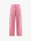 Balenciaga Rigid Drop-rise Wide-leg Jeans In Pink