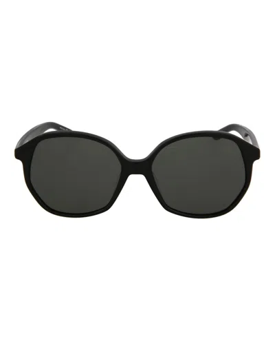 Pre-owned Balenciaga Women's  Roundframe Acetate Sunglasses/30006545001) In Black/grey (bb0005s