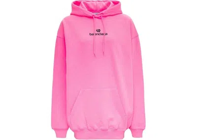 Pre-owned Balenciaga Women's  Soccer Hoodie In Pink