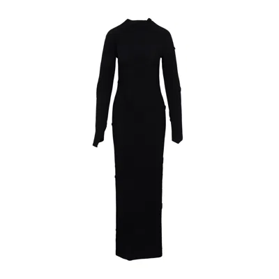 BALENCIAGA BALENCIAGA SPIRAL MAXI DRESS WOMEN