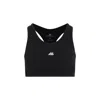 Balenciaga Sporty Reflective Logo Top Tops Black In Black