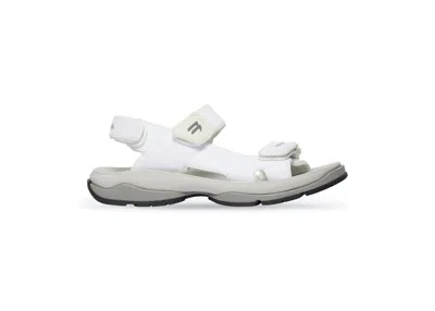 Pre-owned Balenciaga Women's  Tourist Sandal Sneakers In White/grey/black In Multi