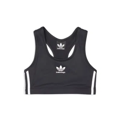 Pre-owned Balenciaga Women's  X Adidas Athletic Bra In Black