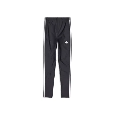 Pre-owned Balenciaga Women's  X Adidas Athletic (matte Spandex) Leggings In Black