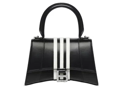 Pre-owned Balenciaga Women's  X Adidas Hourglass Small Handbag In Black