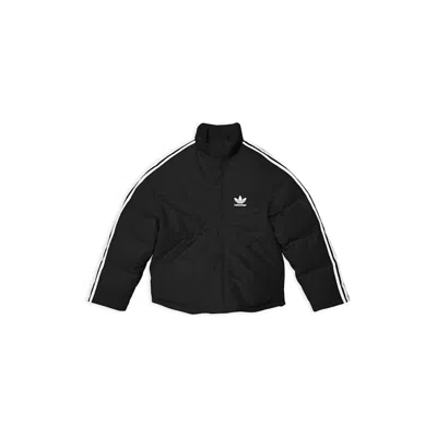 Pre-owned Balenciaga Women's  X Adidas Puffer Jacket In Black