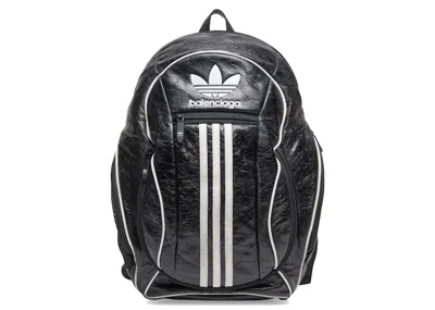Pre-owned Balenciaga Women's  X Adidas Small Backpack In Black
