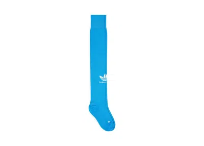 Pre-owned Balenciaga Women's  X Adidas Soccer Socks In Blue
