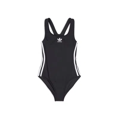 Pre-owned Balenciaga Women's  X Adidas Swimsuit In Black