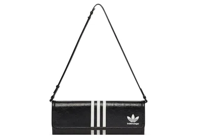 Pre-owned Balenciaga Women's  X Adidas Wallet On Strap In Black