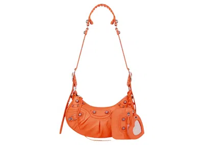 Pre-owned Balenciaga Women's  Year Of The Tiger Le Cagole Shoulder Bag Xs In Orange