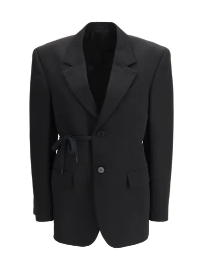 BALENCIAGA BALENCIAGA WOMEN BARATHEA WOOL TAILORED JACKET