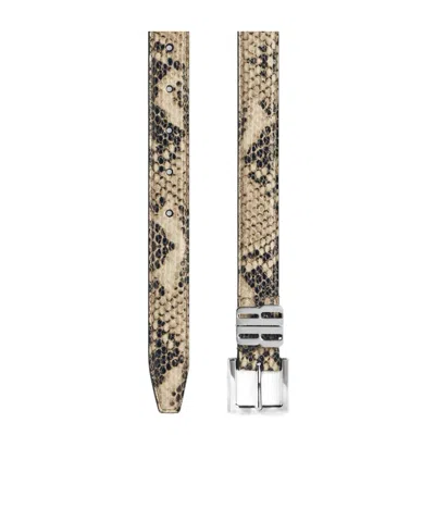 Balenciaga Women's Bb Editor Belt In Natural In Pink