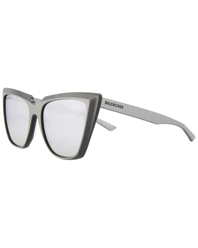 Balenciaga Women's Bb0046s 140mm Sunglasses In Silver