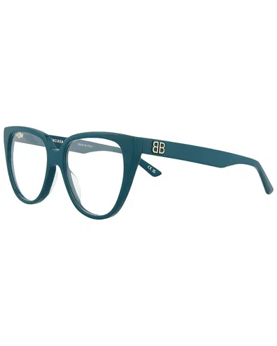 Balenciaga Women's Bb0129o 53mm Optical Frames In Blue