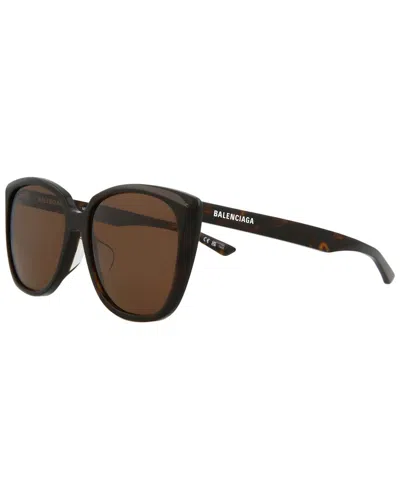 Balenciaga Women's Bb0175sa 57mm Sunglasses In Brown