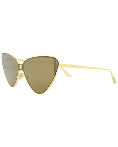 Balenciaga Women's Bb0191s 145mm Sunglasses In Gold