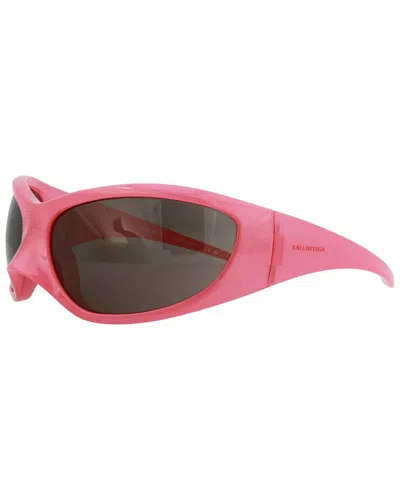 Balenciaga Women's Bb0252s 80mm Sunglasses In Pink
