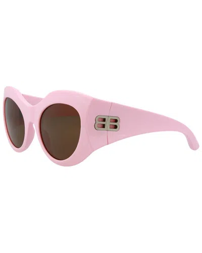 Balenciaga Women's Bb0256s 56mm Sunglasses In Pink