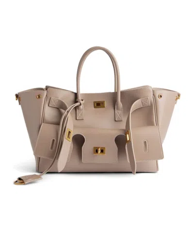 Balenciaga Women's Bel Air Carry All Bag Small  In Taupe In Brown