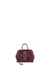 Balenciaga Bel Air Carry All S In Burgundy