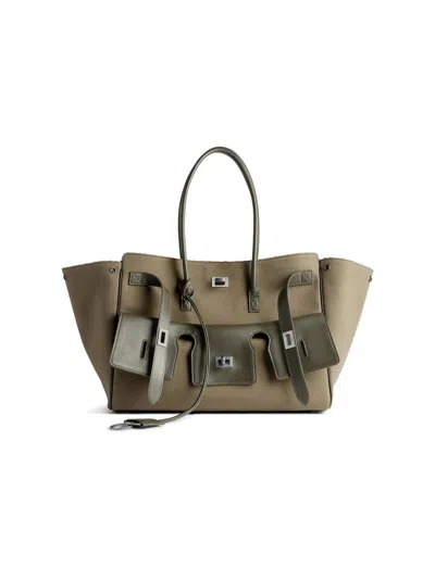 Balenciaga Women's Bel Air Medium Carry All Tote In Brown