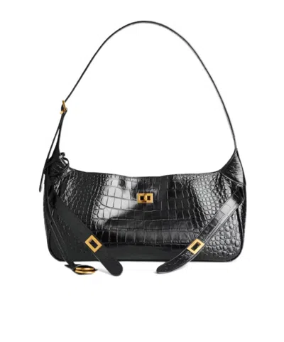 Balenciaga Women's Bel Air Shoulder Bag Small In Black