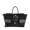 Balenciaga Black Bel Air Small Carry All Bag