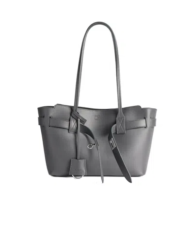 Balenciaga Women's Bel Air Tote Bag Small In Grey In Brown