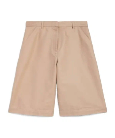 Balenciaga Women's Bermuda Shorts In Dune In Neutral
