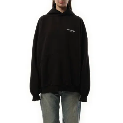 BALENCIAGA WOMEN'S BEVERLY HILLS LARGE FIT HOODIE