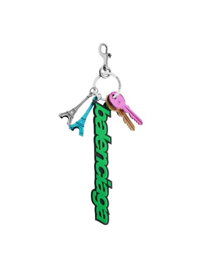 Balenciaga Women's Biker Charm Keychain In Multi