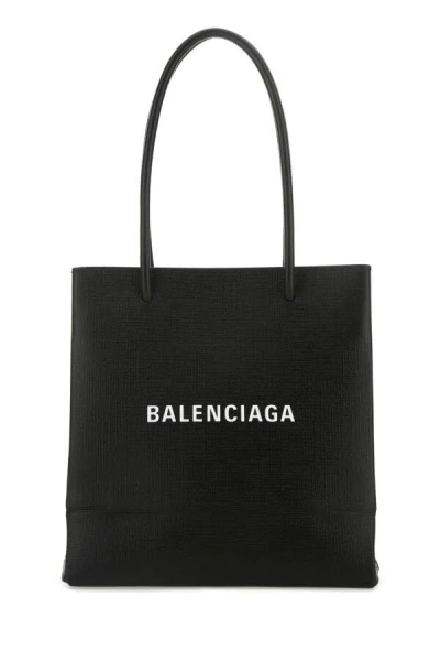 Balenciaga Women Black Leather Handbag