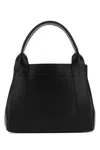 Balenciaga Structured Xs Handbag In Navy In Black